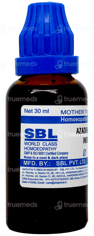 Sbl Azadirachta Indica Q Mother Tincture 30Ml